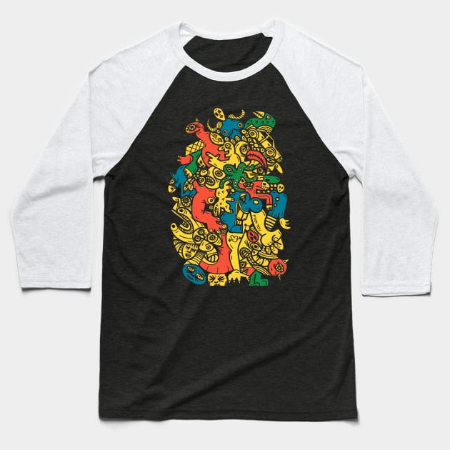 BEAUTIFUL CRASH Baseball T-Shirt by LIQUORSTORE WEAR